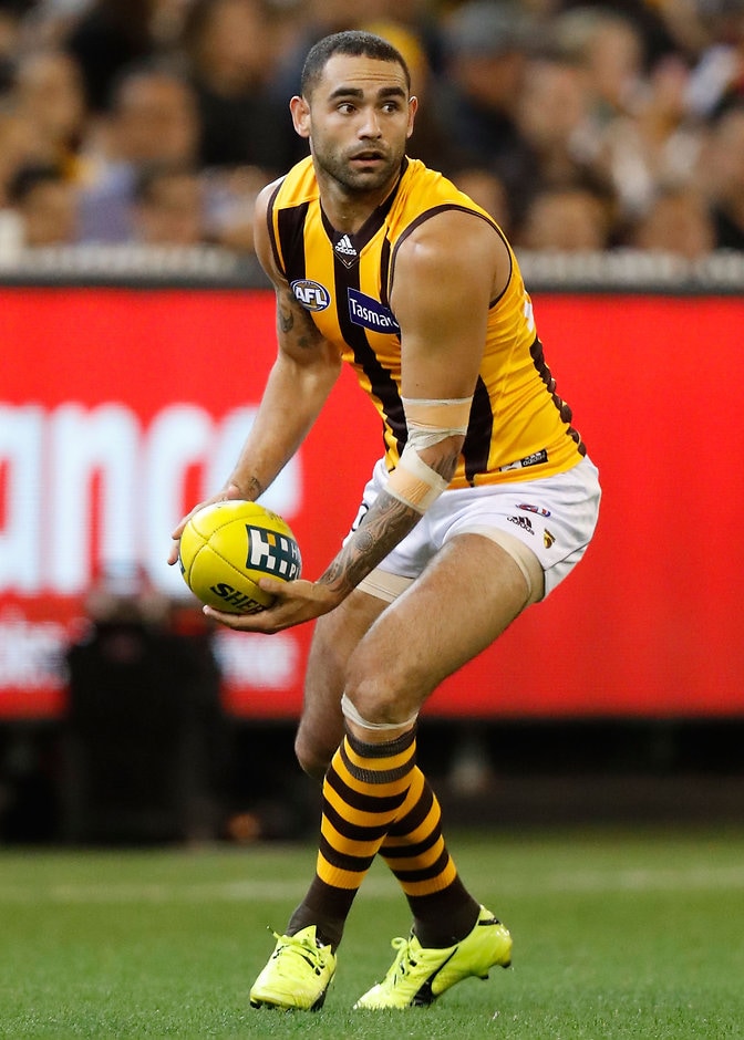 Shaun Burgoyne plays 150th game for Hawthorn